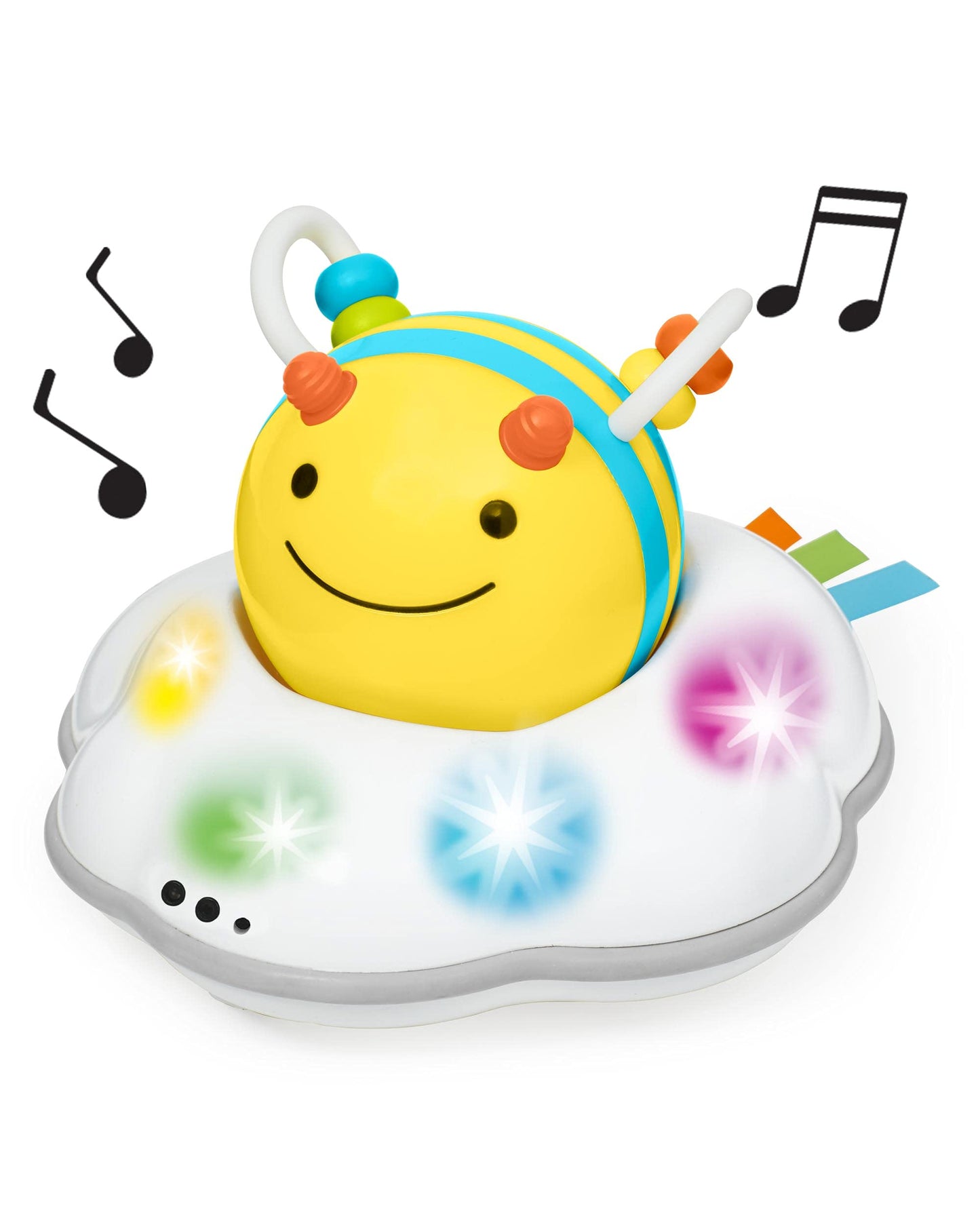 Skip Hop Baby Crawl Toys - 3-Stage Developmental Bee & Motion-Activated Musical Beetbox Ball