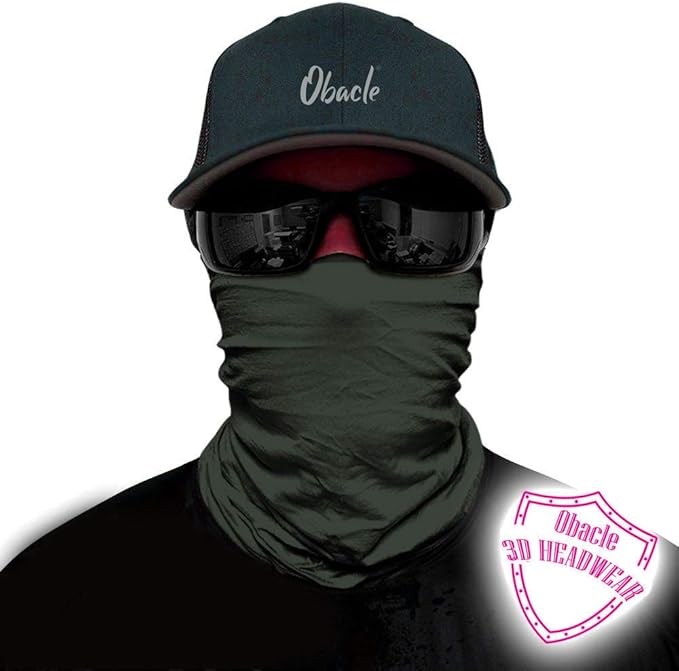 Obacle Neck Gaiter Face Mask Bandana for Dust Wind Sun Protection for Men Women