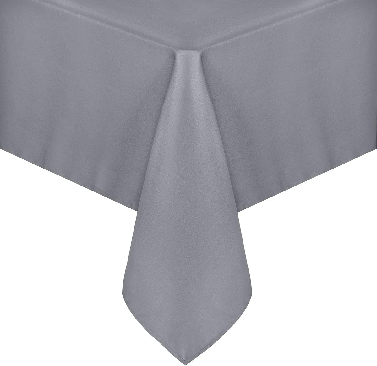 sancua Rectangle Tablecloth - 70 x 120 Inch - Stain and Wrinkle Resistant Washable Polyester Table Cloth, Decorative Fabric Table Cover for Dining Tables, Buffet Parties and Camping, Light Grey