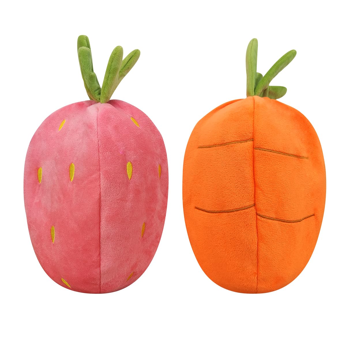 YUMEYA Bunny Stuffed Animal Reversible Cuddle Stuffed Pillow,Strawberry Transformed Rabbit Plush Zipper,Cute Kawaii Rabbit Toys Pillow Decoration for Kids
