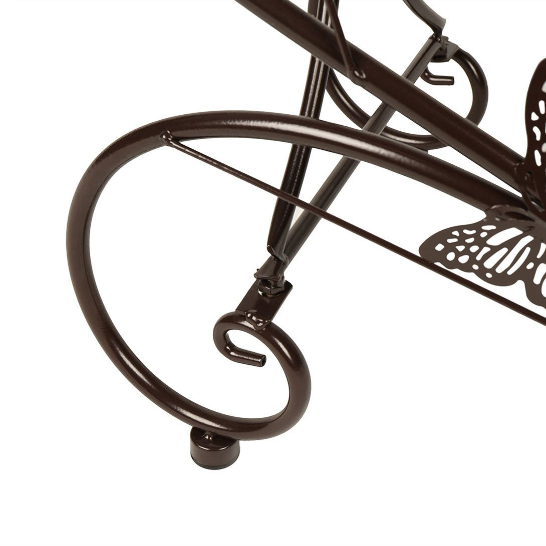 Windpost 3-Tiered Plant and Flower Stand Plant Flower Pot Rack with Classic Design,Bronze