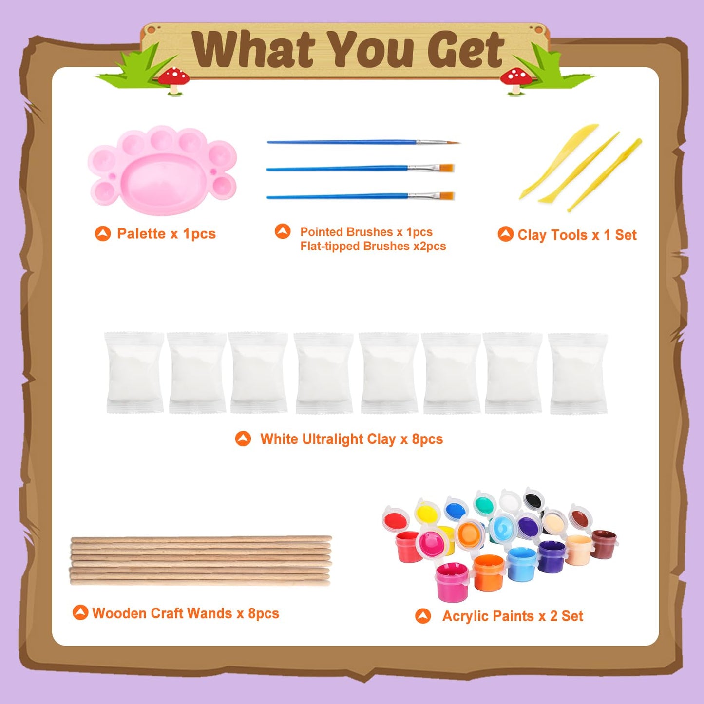 Col-Pary Magic Wand Making Kit,DIY Art Craft Set for Student Kids Gift,School Activities,Wizard Cosplay Masquerade,Halloween Supplies Décor,Christmas Gift,Student Rewards - 25 PCS in All