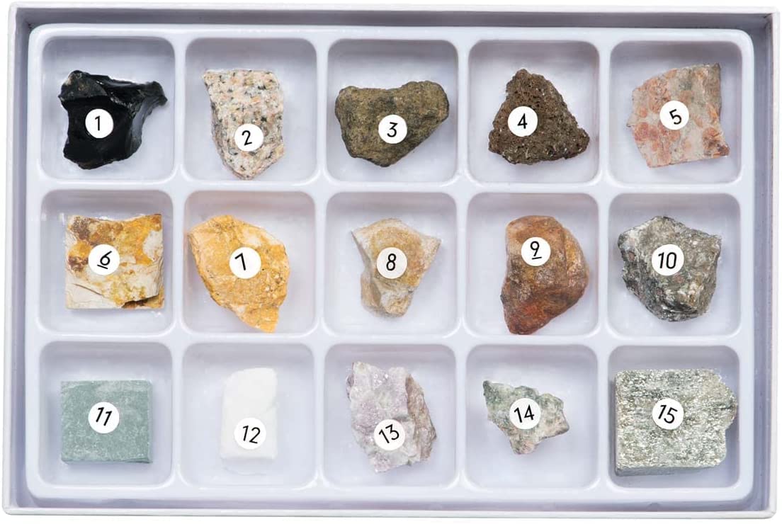Toysmith Crystal Growing Kit, Crystal Mining Kit, Rock Science Kit, and Mineral Science Kit; Geology Science Set