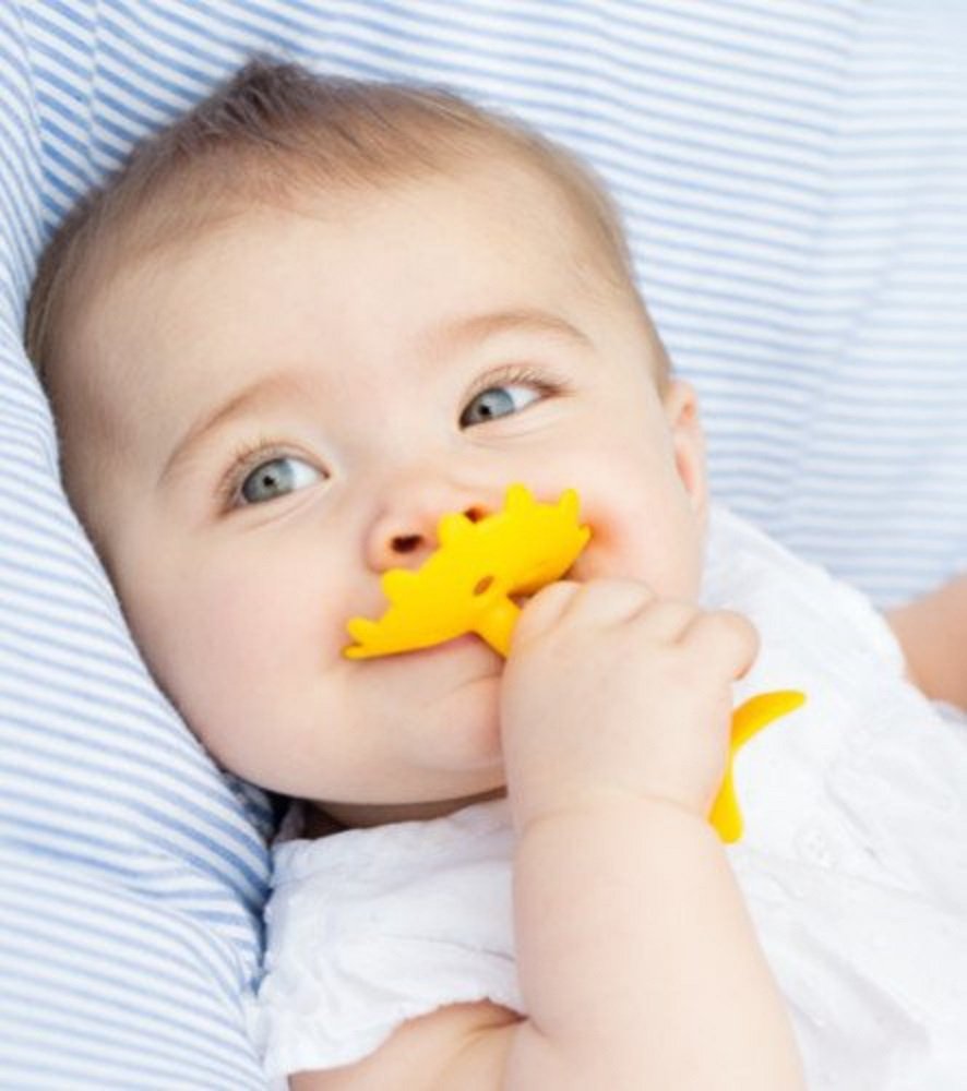 Innobaby EZ Grip Massaging Teether Set - Yellow and Blue Star