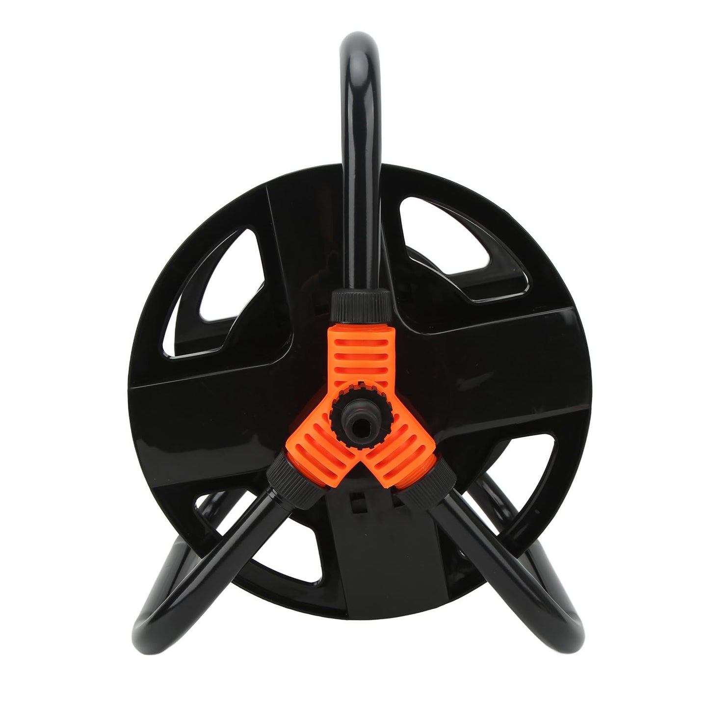 HURRISE ABS Hose Reel with Single Arm, Wall-Mounted Garden Hose Storage Rack for Car Washing & Watering