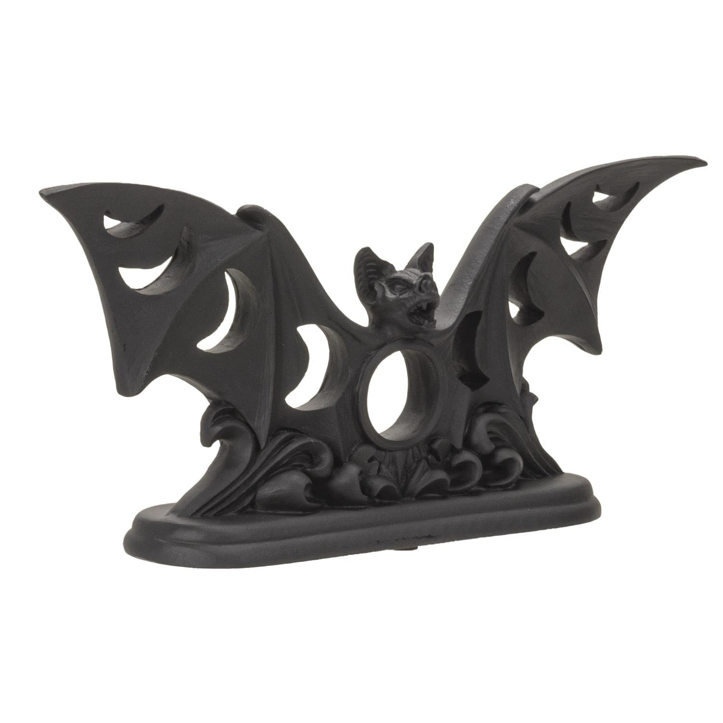 Pacific Giftware Alchemy Gothic Lunaeca Tea Light Candle Holder Phases of The Moon Bat Ornament