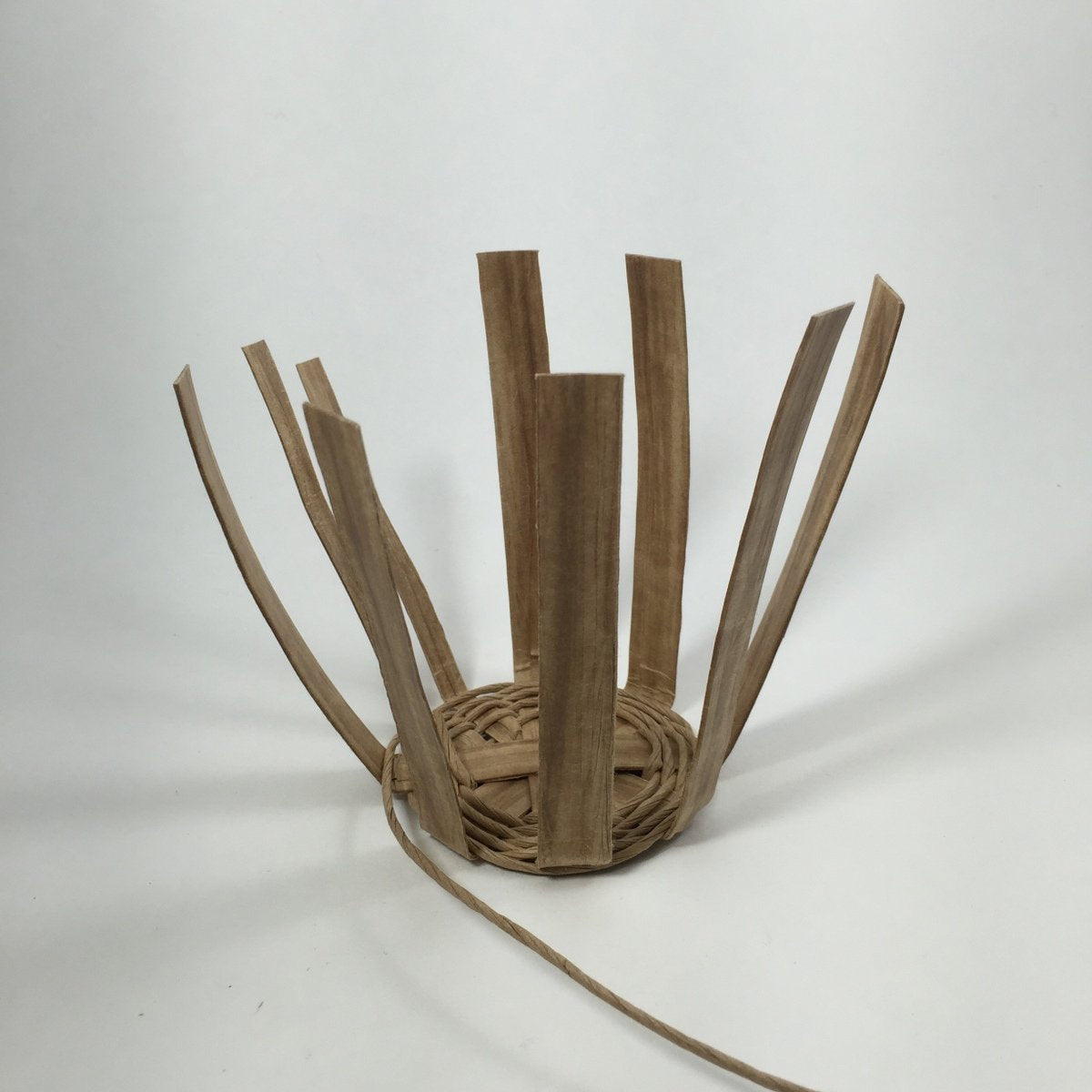 Traditional Craft Kits Wicker Basket Weaving Kit for Beginners – DIY Basket Making Kit – Includes Fiber Split, Rush, and Tools – Natural Woven Wickerwork Craft Project – Made in USA