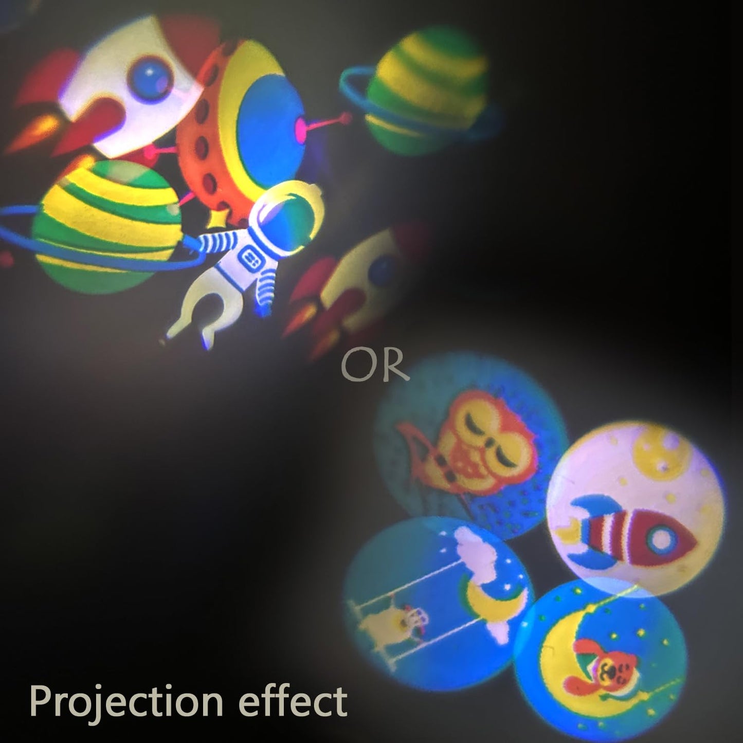 FEIHUAN LED Projection Night Light,Children's Room Decoration,with USB Cable,360 Degree Rotating Nebula Light Projector,The Best Gift for Children's Parties,Birthdays,Christmas,Valentine's Day
