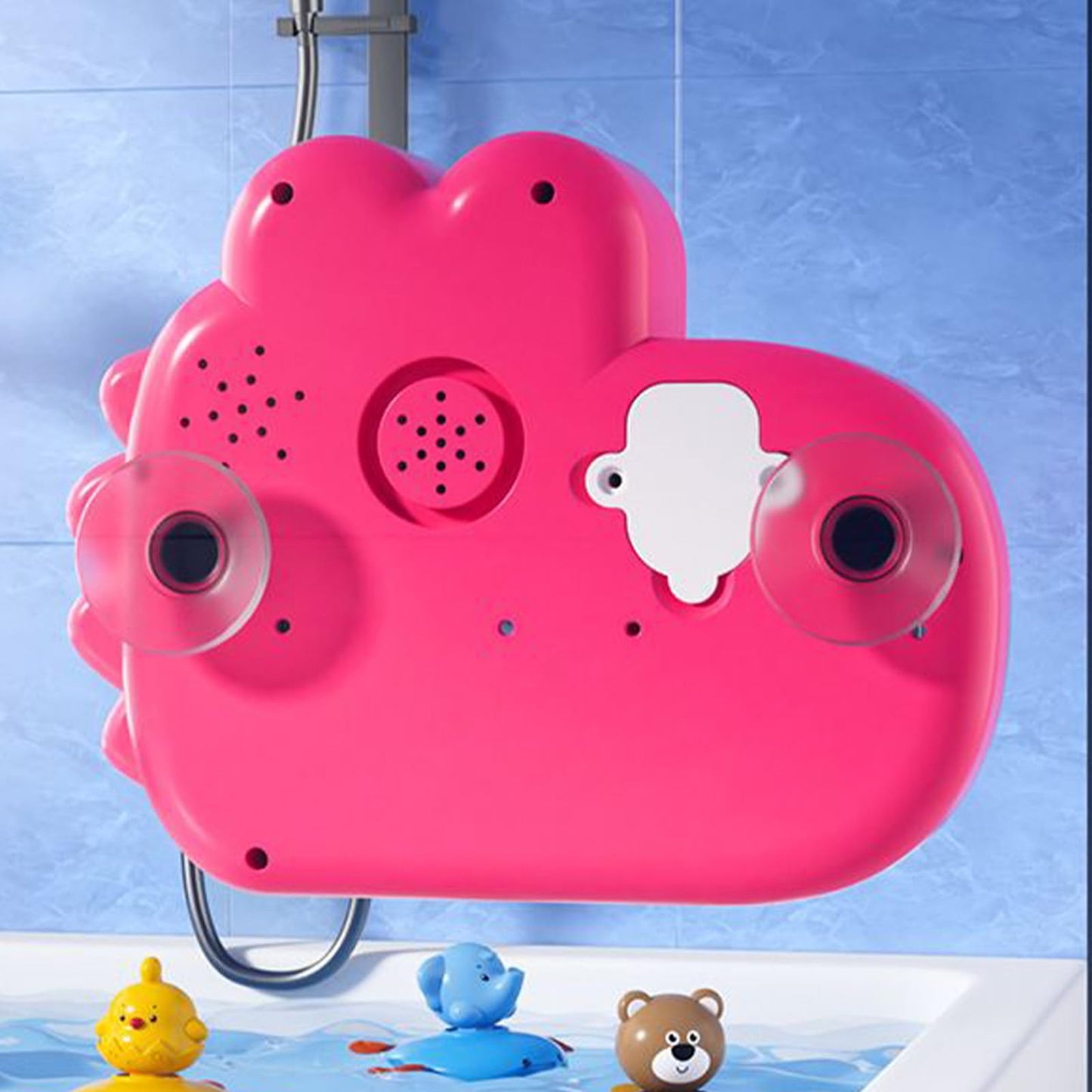 Bubble Machine for Bath Tub, 19.1x15.2x9CM Kids Bath Bubble Maker, Frog Crocodile Bathing Toys, Baths Shower Toys for Easter Basket Stuffer Bathing Entertainment for Boys Girls