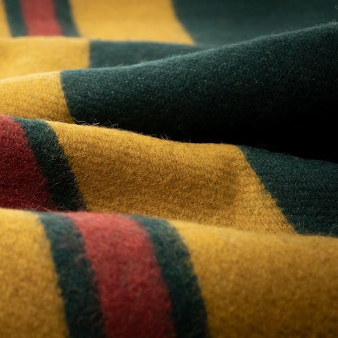 Arcturus Military Wool Blanket - Warm, Thick, Washable - Great for Outdoors, Camping, Stadium Blanket, Picnics, Travel - Car & Bushcraft Survival Kits, Large 64in x 88in 4.5 lb