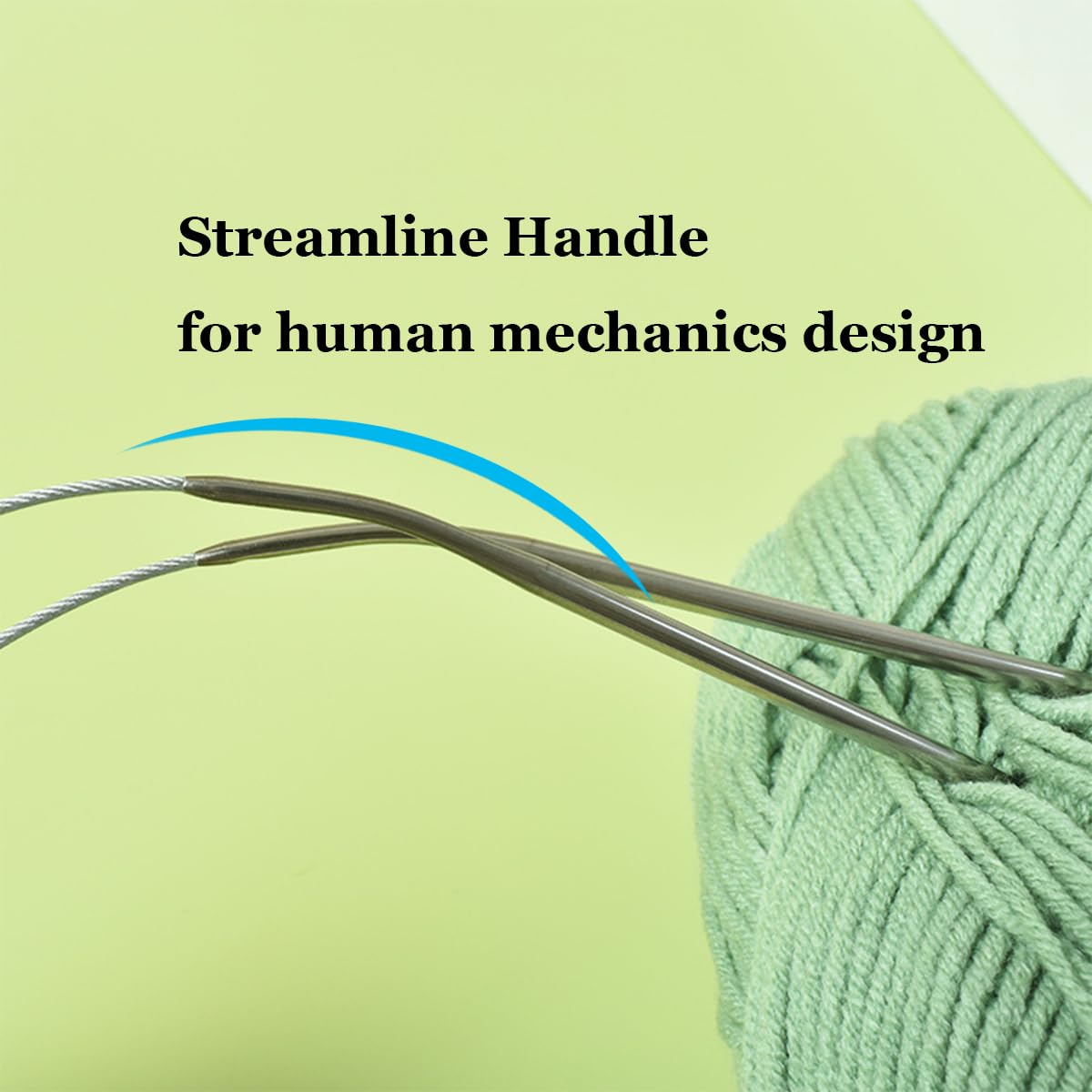 Mdoker Circular Knitting Needles Set with Tote Bag 40-inch Long Knitting Needle Round Needles,Metal Knitting Needles for Beginners,Scarves Blankets