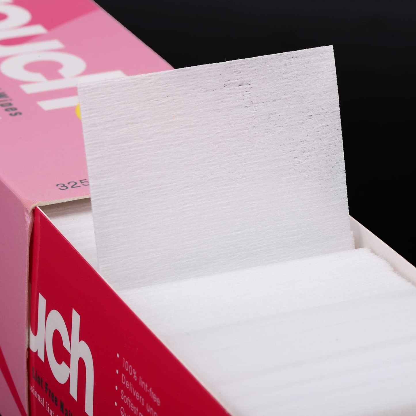 Lint Free Nail Wipes for Gel Nail Disposable Nail Polish Remover Cotton Pads White, 2600 Pcs, 16 Pack