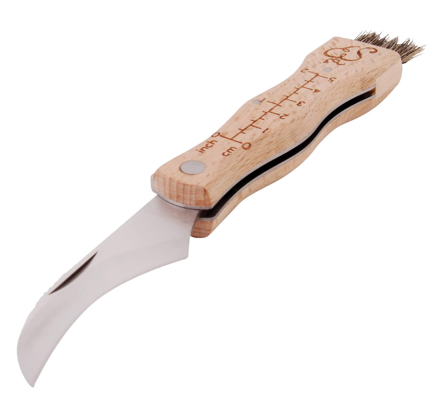 Esschert Design Mushroom Knife with Brush