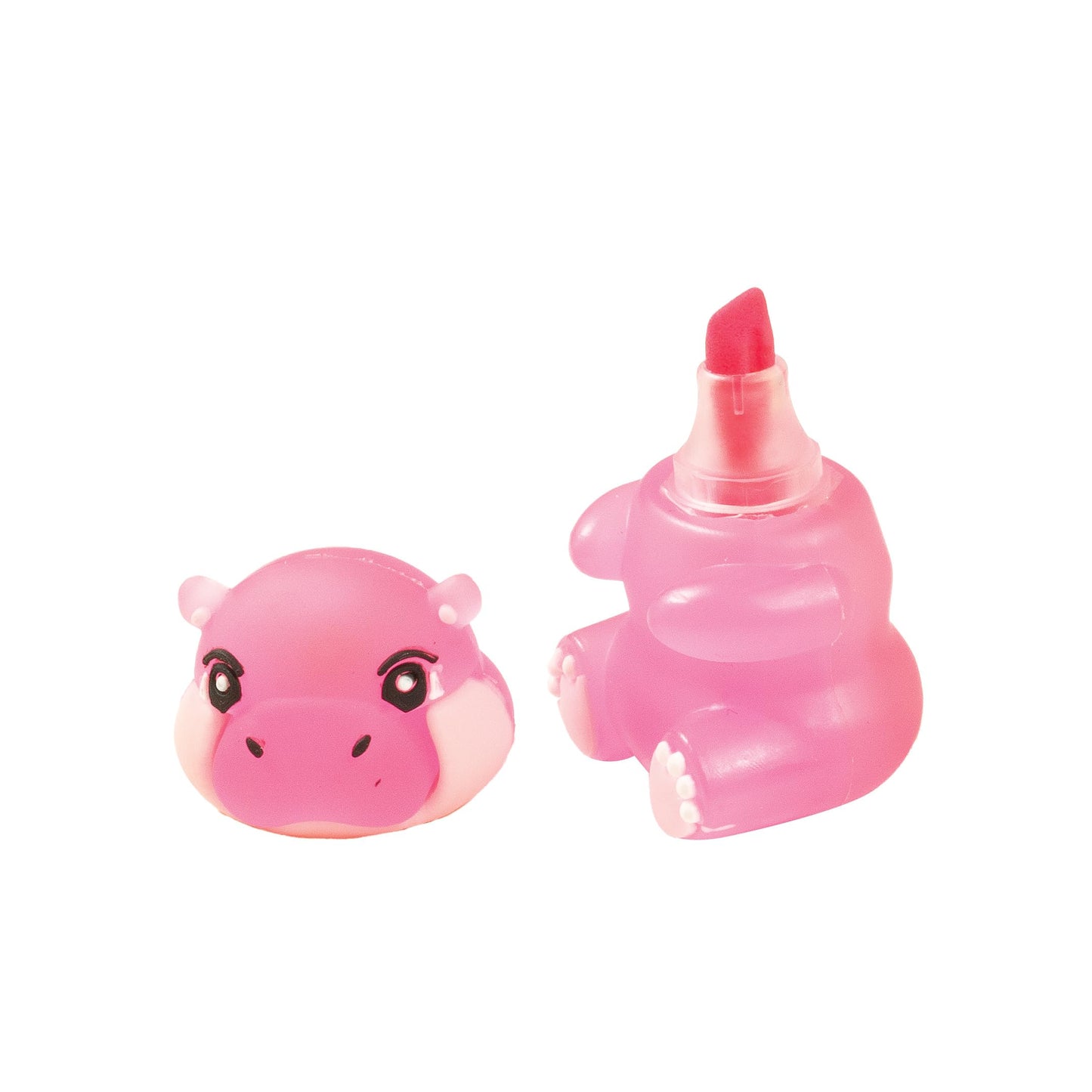 Raymond Geddes Scented Baby Hippo Highlighters – Pack of 24 – Fruity Chisel-Tip Markers for Kids, Students, Classroom Supplies
