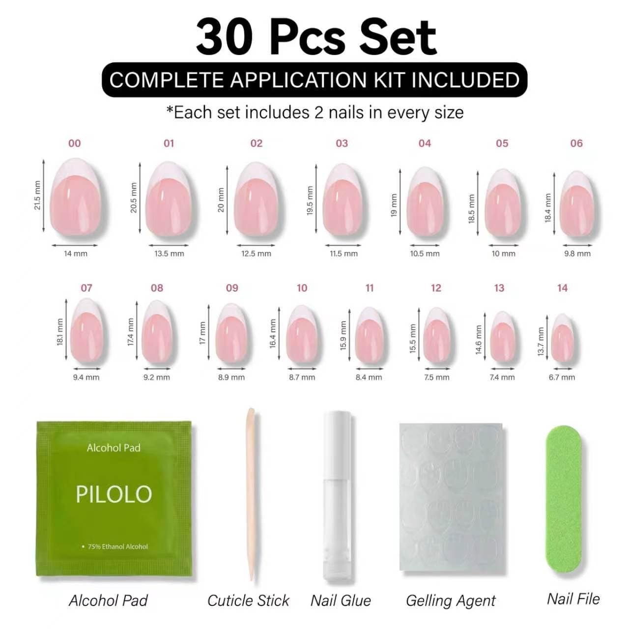 PILOLO Press On Nails Leopard Print, Almond Acrylic Press On Nails, Cheetah Print Fake Nails Glue On, Medium Full Cover Reusable Stick On False Nail Tips for Women Girls (Golden Wild)