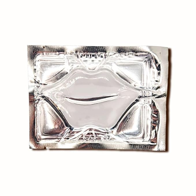 Collagen Lip Masks with Hyaluronic Acid, Quinoa & Swertia Chirata Extract - Moisturizing Hydrating Overnight Lip Patches for Soft, Smooth, Wrinkle Defense & Chapped Lips for Women, 5 Pieces