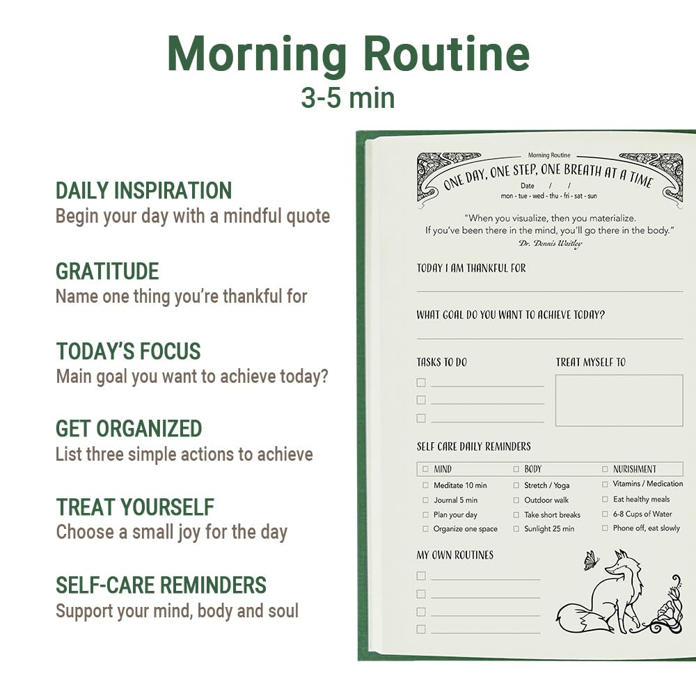 Gratitude Journal for Women with Guided Daily Prompts, Goal Setting & Habit Tracker—90-Day Mindfulness & Self-Care Journal with Relaxing Coloring Pages for Mood, Mindset & Sobriety Support (Hardcover)
