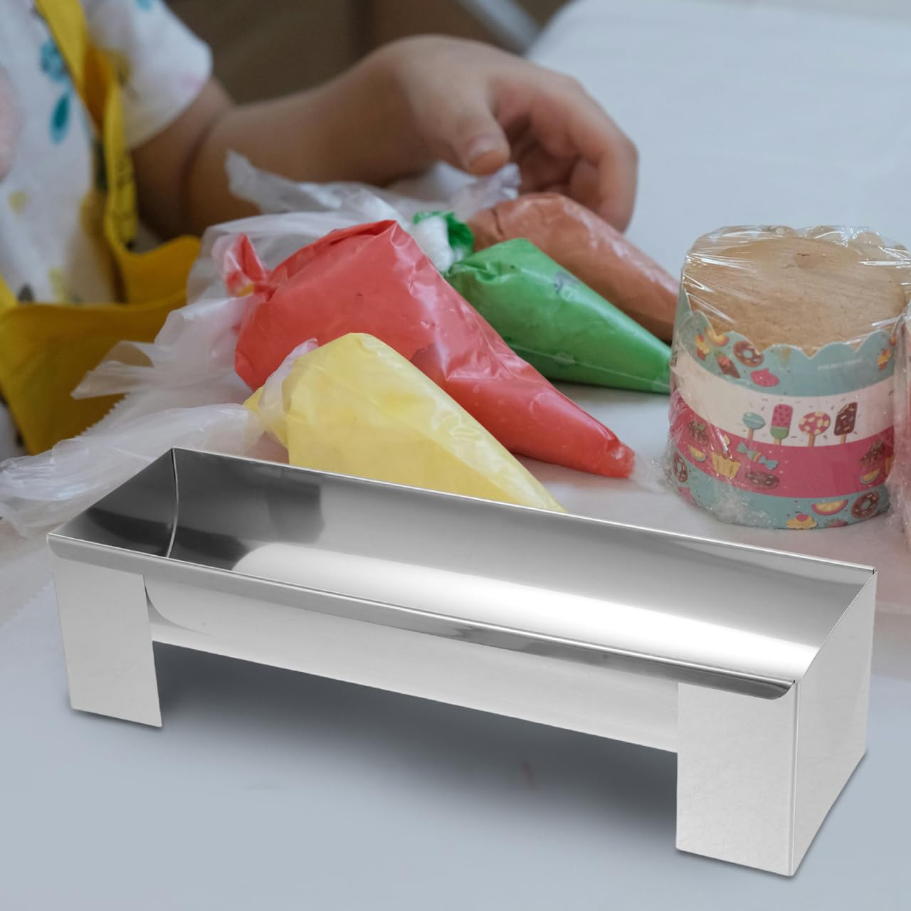 DECHOUS U-Shape Cake Mold: Stainless Steel Bread Baking Mold Bakeware Cranberry Biscuit Cake Mould for Home Kitchen Baking