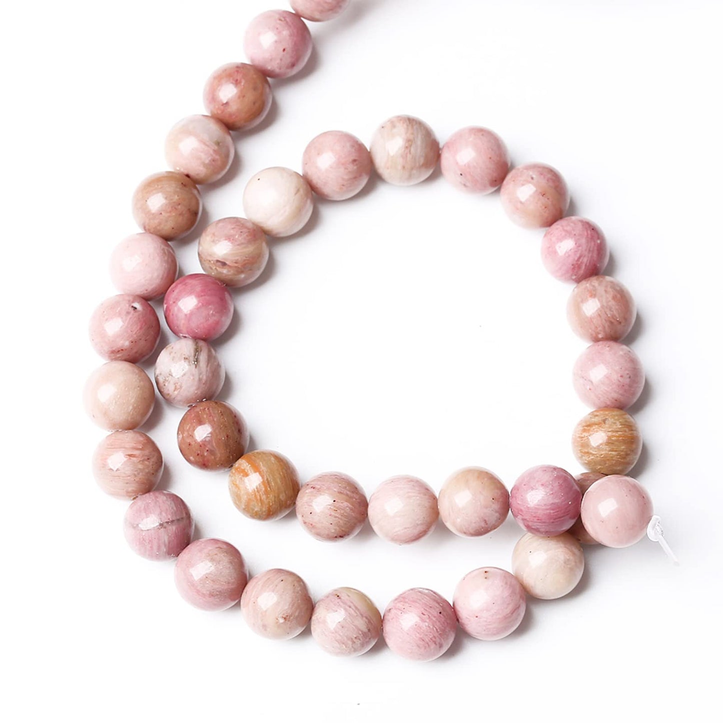 4MM 86PCS Natural Stone Red Rhodochrosite Gemstone Crystal Beads for Jewelry Making DIY Bracelet Necklace Semi Precious Beads