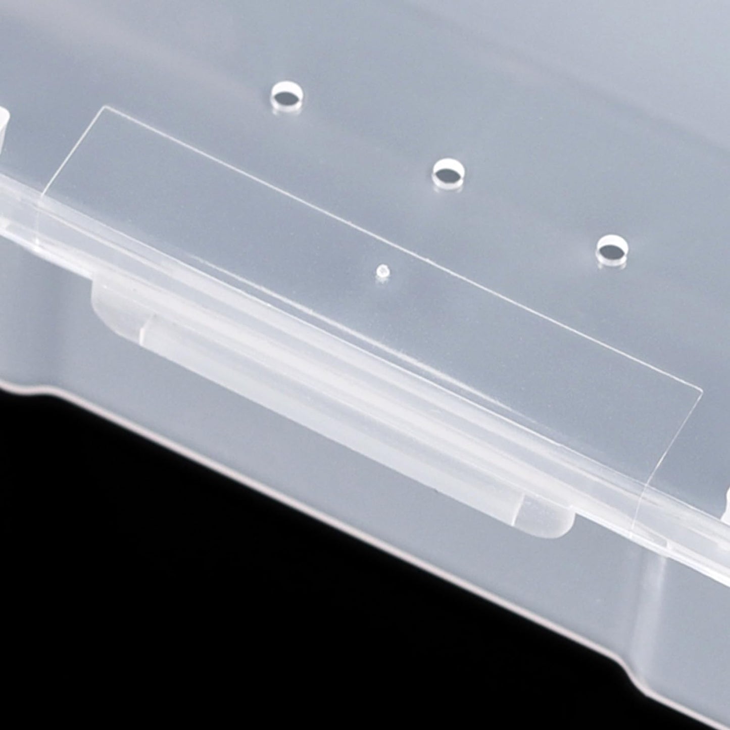 siyuwuro 4Pcs Transparent Storage Boxes For Nail Tool Professional Pedicure Manicure Tools Set Plastic Nail Art Tool Box Storage Case Nail Supplies, White