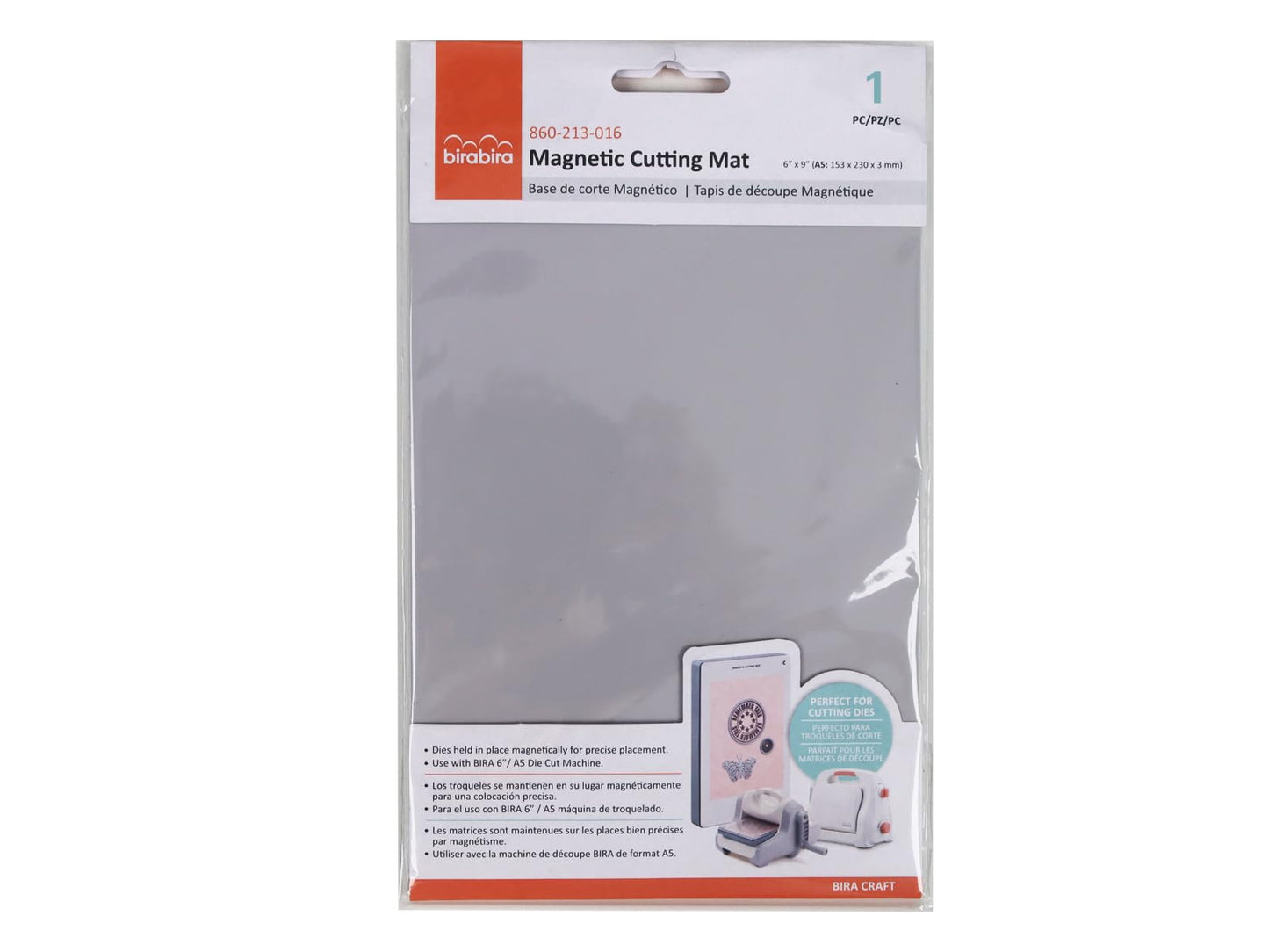 Bira Craft 6" x 9" Magnetic Cutting Mat Replacement Cutting Plate, thickness: 3mm