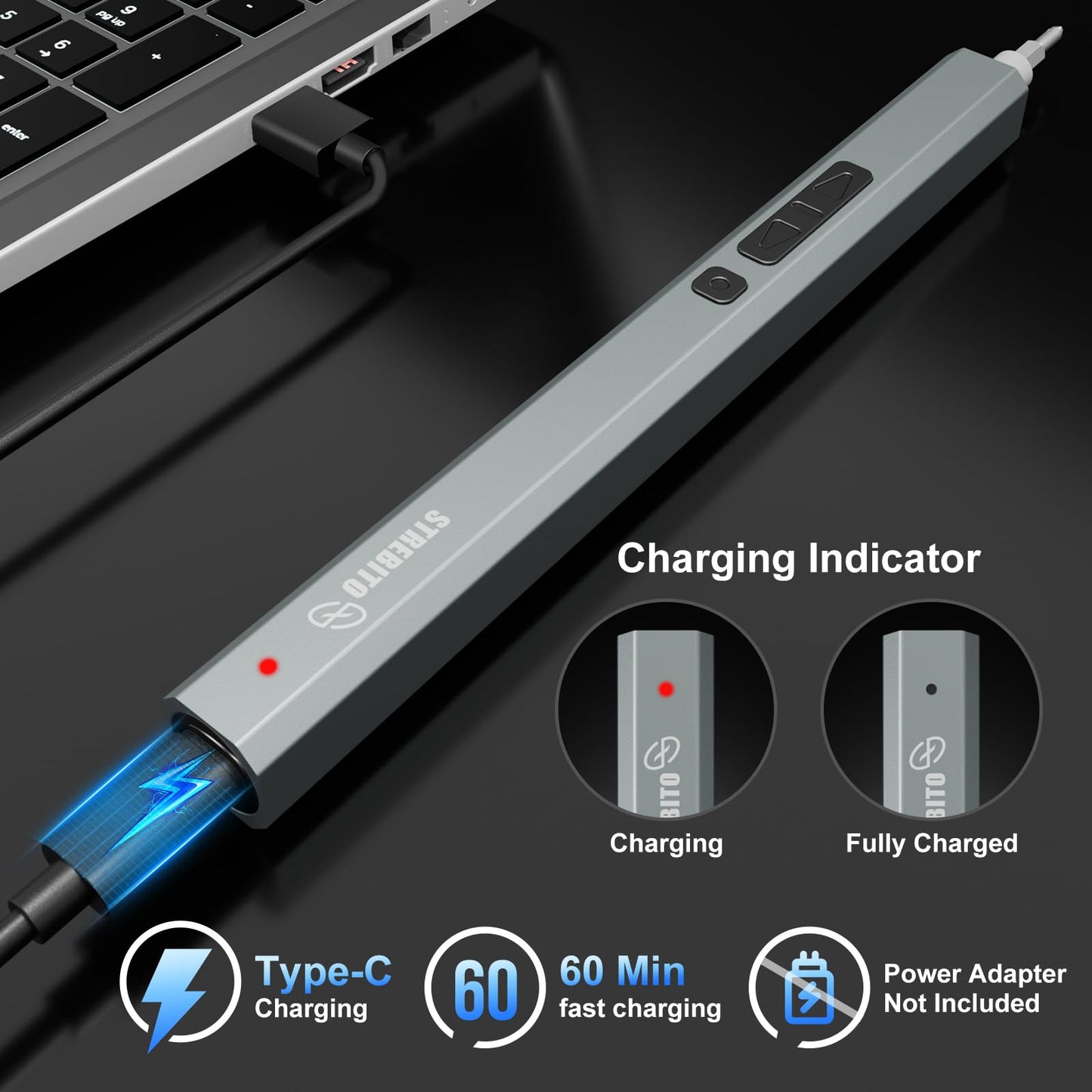 STREBITO Electric Screwdriver, 144-in-1 Precision Screwdriver Set, 120 Magnetic Bits, Organized Storage and Portability, Small Tool Kit for Electronics, PC, Computer and Laptop