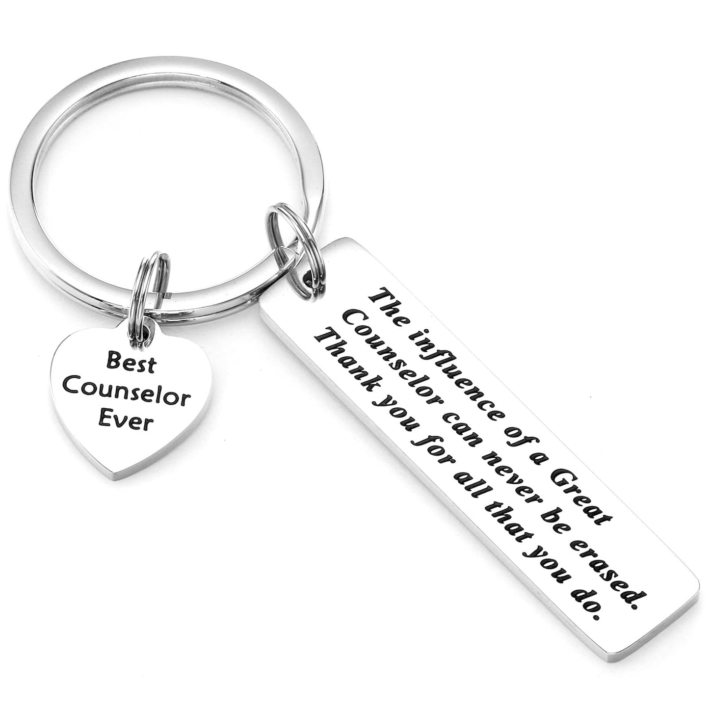 Kivosliviz Mental Health Counselor Gifts Keychain - Gift for School Counselor Key Chain