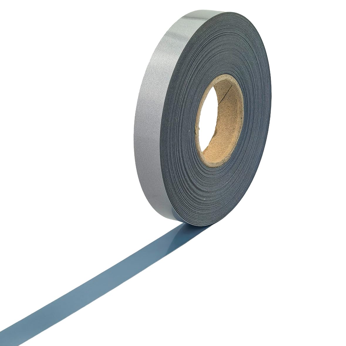 NOZUONO Reflective Heat Transfer Vinyl - Stretchable HTV for Sports Apparel, 65ft Roll - High Visibility, Flexible, Iron On, Easy to Cut for T-Shirts, Jackets, Bags (Silver) (1/2 inch x 65ft)