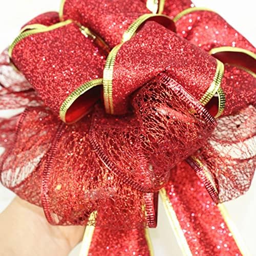 Ochine Christmas Tree Topper Hat Holiday Decoration Classic Black and White Checkered Derby Top Hat with Large Bow Decor Collapsible Xmas Hat Party Supplies Ornaments Home Decorations