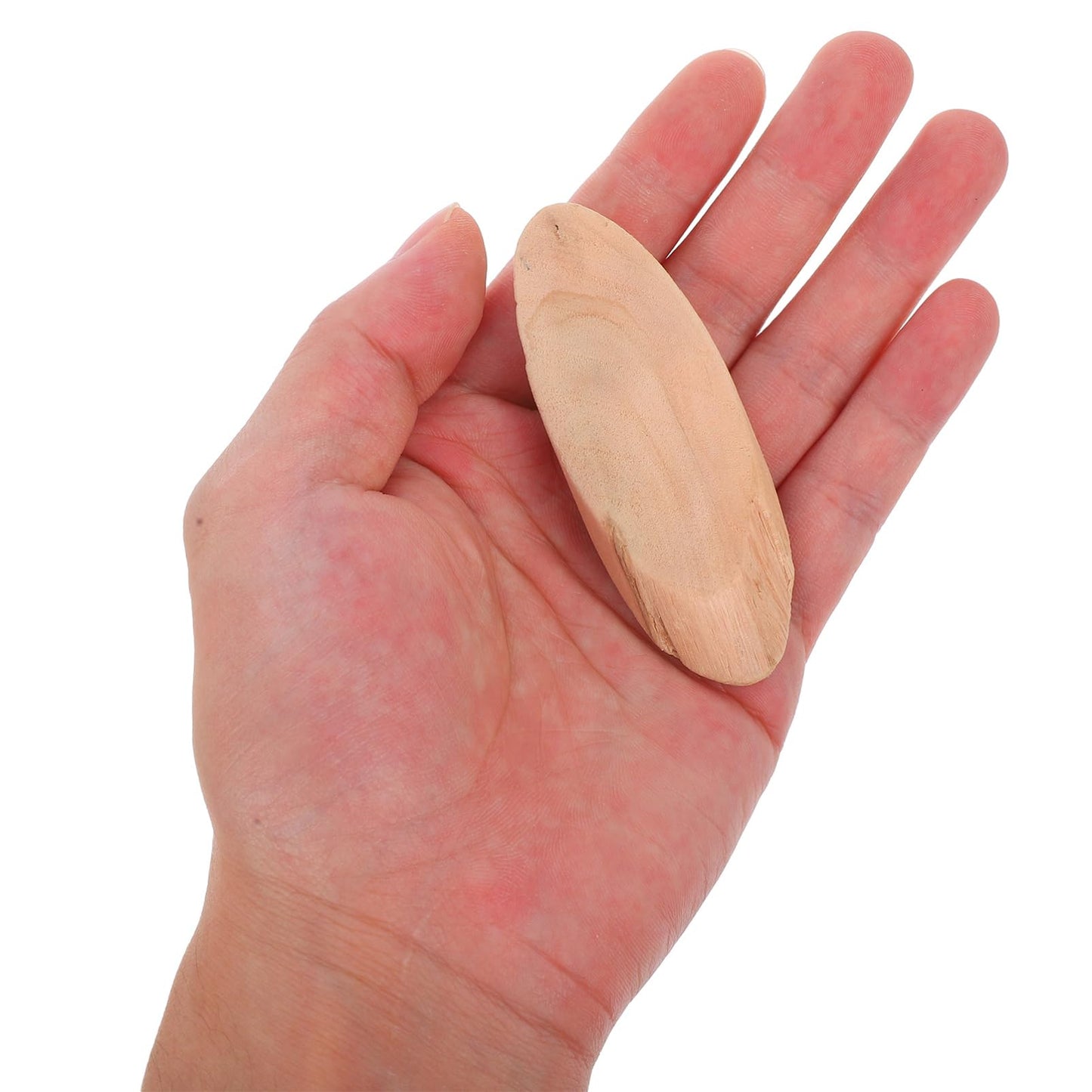 DIYEAH Natural Driftwood Pieces Oval 20 Pcs 3.07X1.06 Inch Rustic Wood Discs for Aquarium Decor DIY Crafts Home Decoration Woodworking Projects