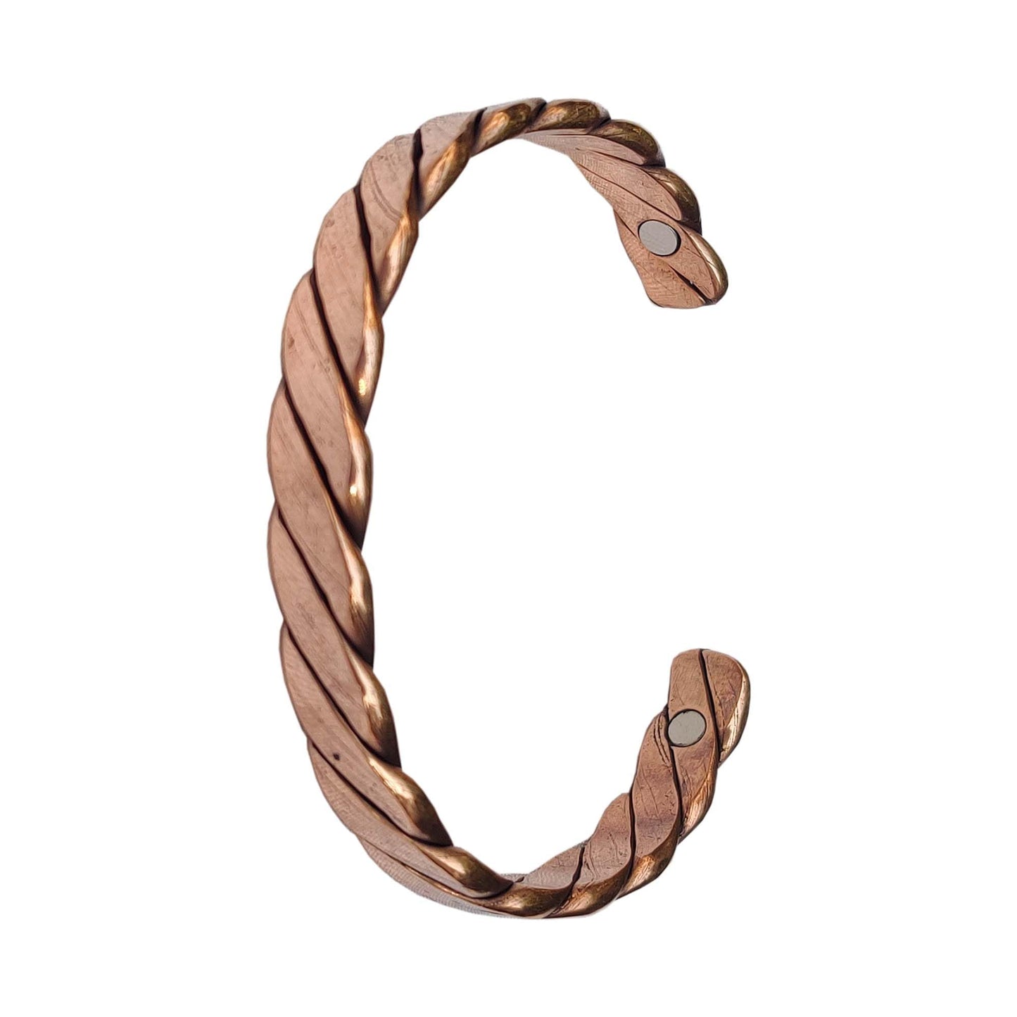 Wonder Care WC 100% Pure Copper Bracelet for Men & Women Solid Copper Cuff Adjustable size for gift Rakhi for brother Bhaiya Bhabi Rakhi Set Jewelry Gift