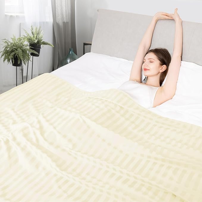 Elegear Revolutionary Cooling Throw Blanket, Absorbs Heat to Keep Body Cool for Night Sweats, Double Sided Arc-Chill3.0 Cooling Fiber Q-Max>0.5, Lightweight Summer Cold Blankets for Sleeping 51“ x 67”