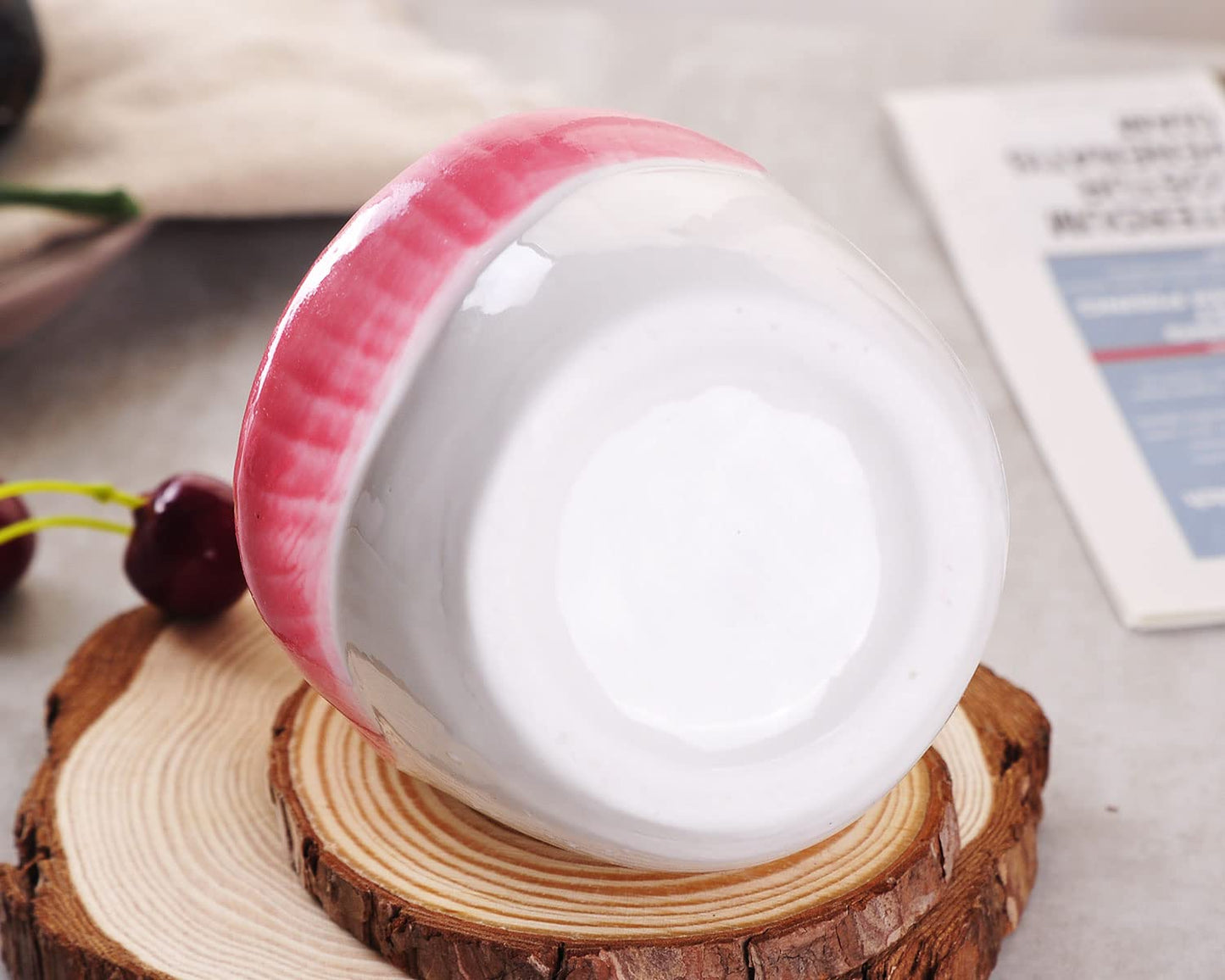 WHJY Sexy Lips Planter Pot, Ceramic Succulent Planter - Pink
