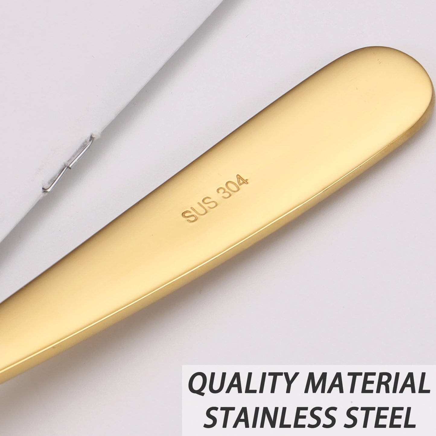 Mafier Large Serving Spoon, Stainless Steel Catering Serving Utensils for Party Buffet Dinner Banquet Cooking Kitchen Basics,Dishwasher Safe(Gold)