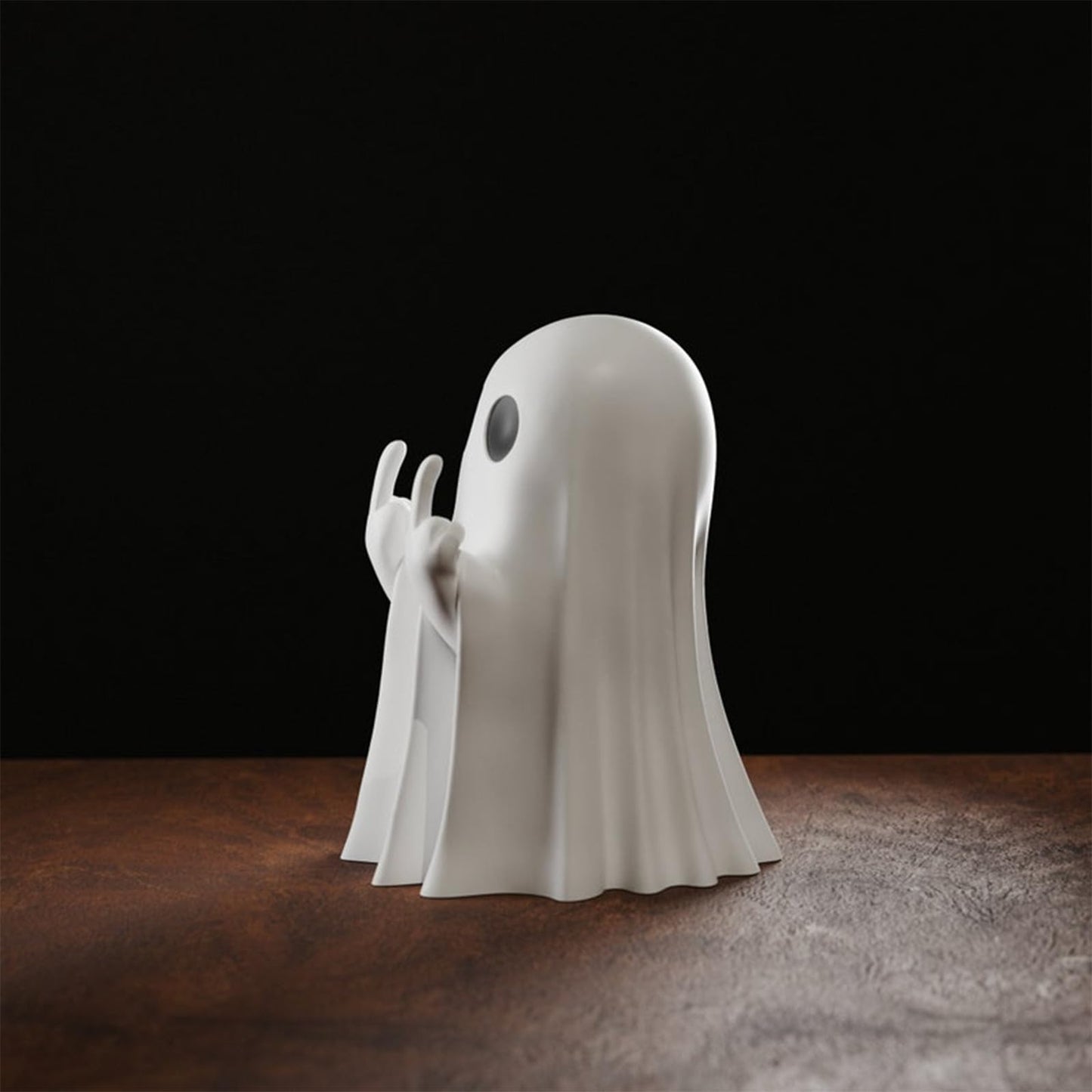 Halloween Ghost Figurine, Halloween Decorations Indoor, Farmhouse Tiered Tray Decor, Spooky Home Decorations, Coffee Table Centerpieces Shelf Mantel Display