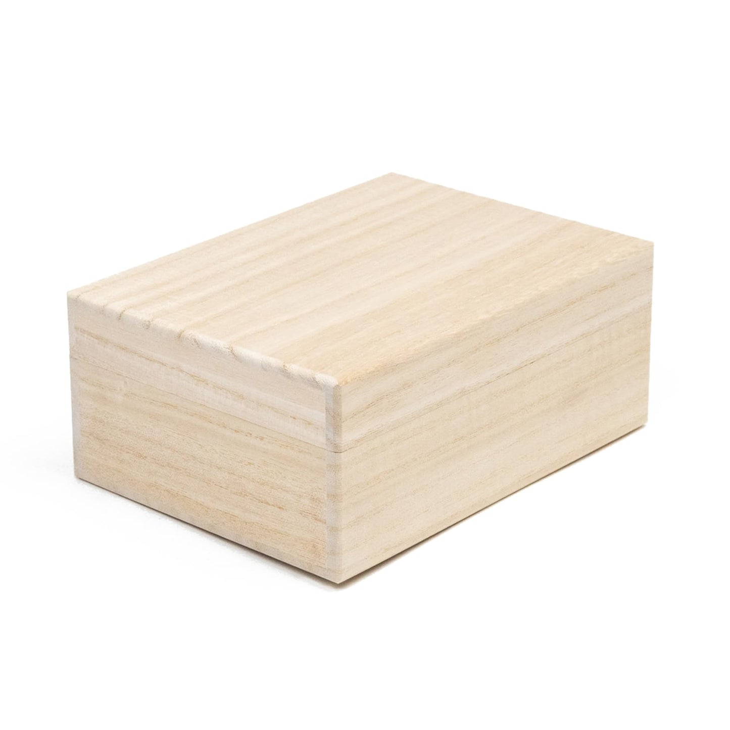 Wooden Keepsake Box for Photos & Memories – Japanese Kiribako Storage for Letters & Postcards (Small)