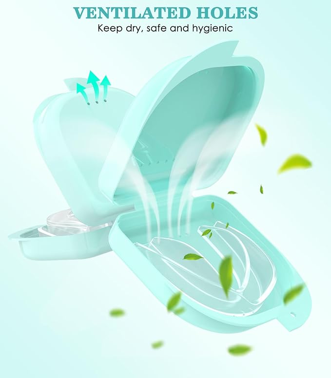 Mouth Guard for Grinding Teeth at Night,Upgraded Safety EVA Material, Night Guards for Teeth Grinding, Small (4 Pack),Transparent