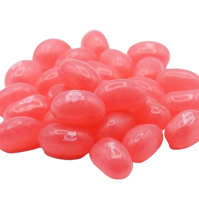 Needzo Jelly Bean Cotton Candy Flavored Beans, Pink Carnival Themed Gourmet Chewy Candy for Boys or Girls, Shareable Bagged Candies, Pack of 3, 3.5 Ounces
