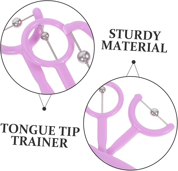 VALICLUD 1set Tongue Tip Strengthening Trainer for Boy Girl Portable Oral Muscle Exercise Tool to Speech Clarity and Agility for Tongue Lateralization and