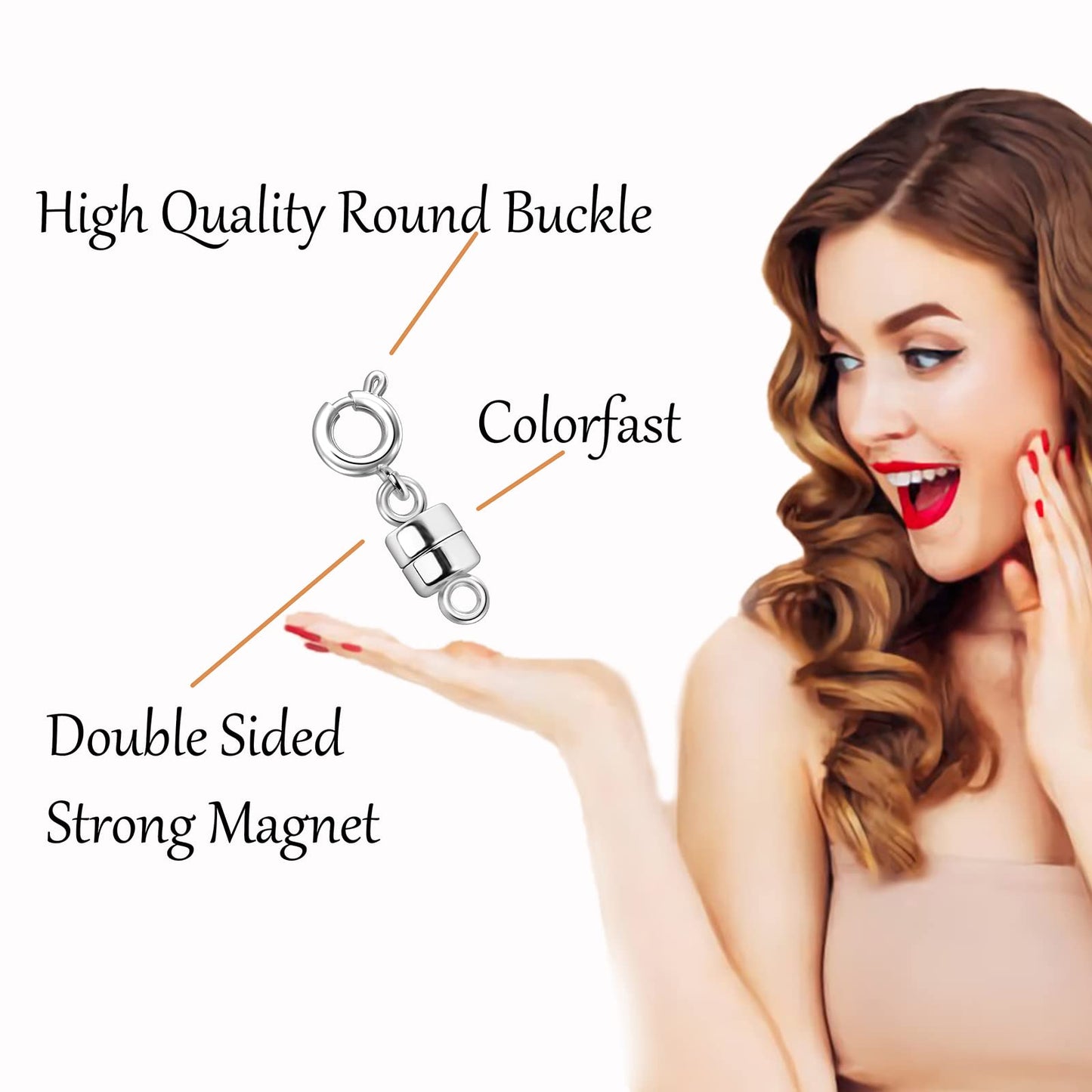 Necklace Clasps and Closures 14 K Gold and Silver Jewelry Converters for Bracelets Extender