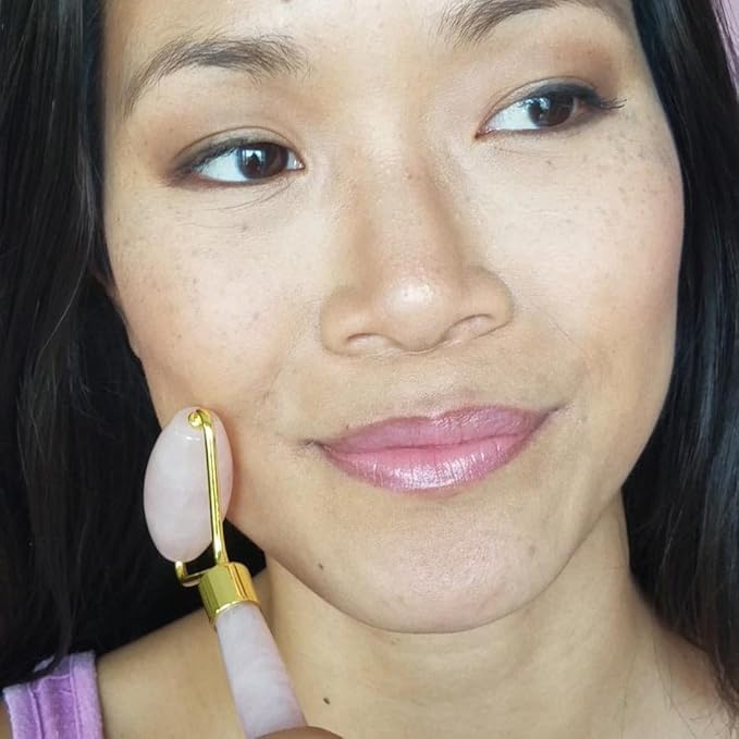 SILKTÁGE ROSE QUARTZ FACIAL ROLLER