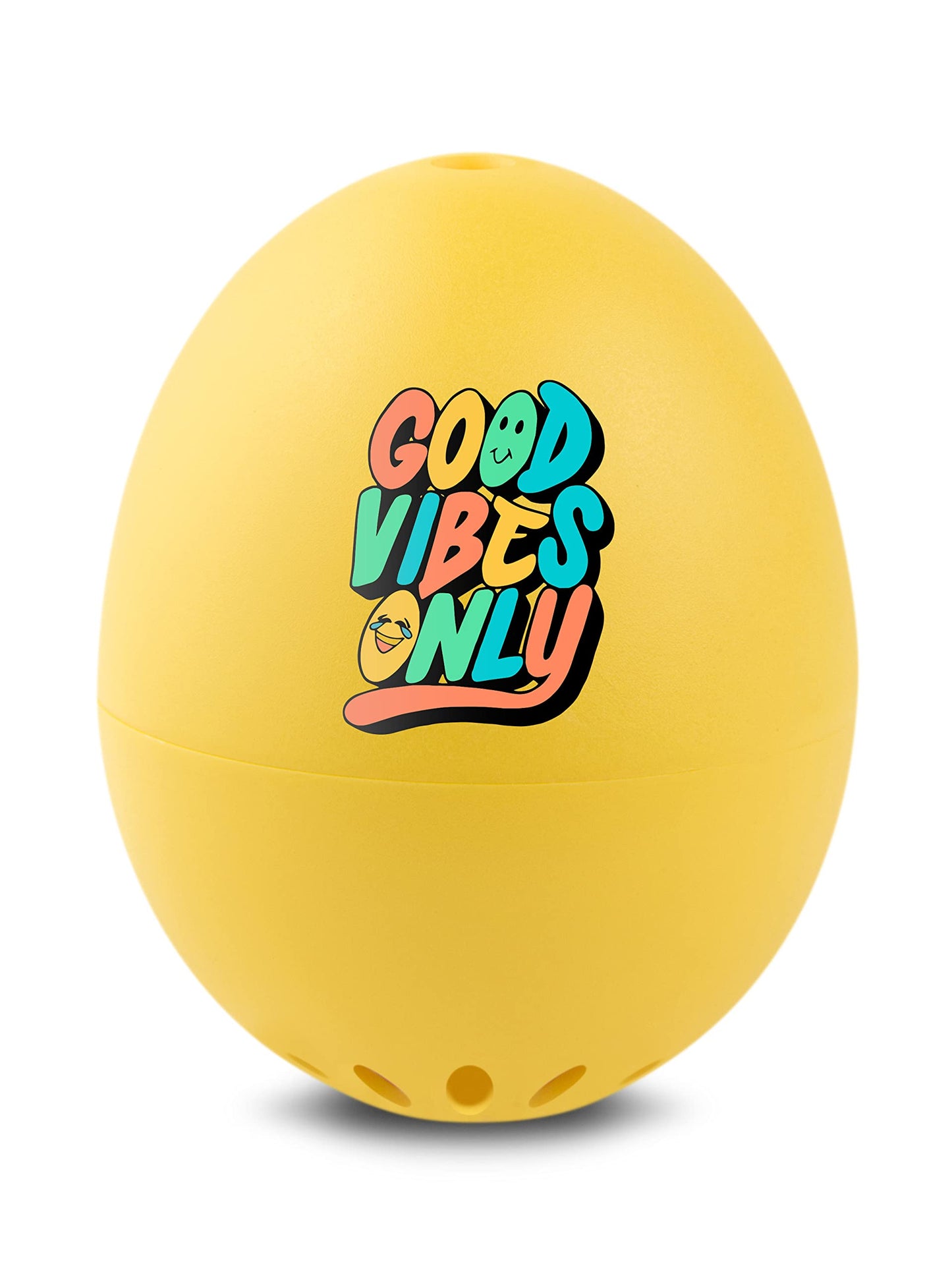 Good Vibes BeepEgg - Singing Floating Egg Timer – Boil Together with The Eggs - Egg Cooker for 3 Levels of doneness - BeepEgg with 3 melodies - Funny Musical Egg Timer - Brainstream