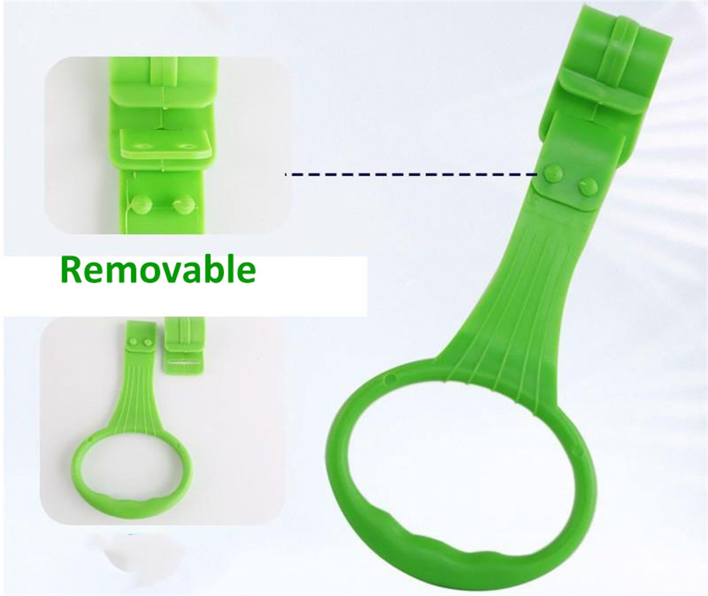 5pcs Walk Assistant Plastic Baby Crib Pull Rings for Baby Baby Pull Up Rings Cot Hanging Rings for Infant Baby Toddler Practice Tool (5 Color)