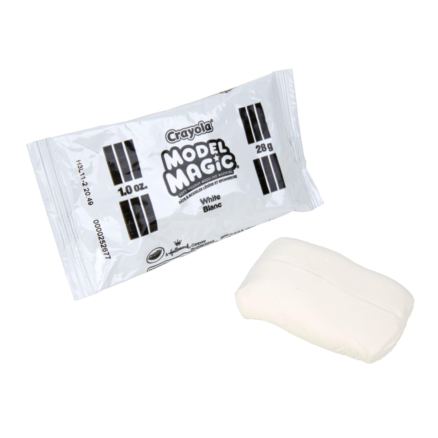 Crayola Model Magic - White (75ct), 1oz Modeling Clay Alternative, Molding Air Dry Clay for Kids, Spring Craft Supplies