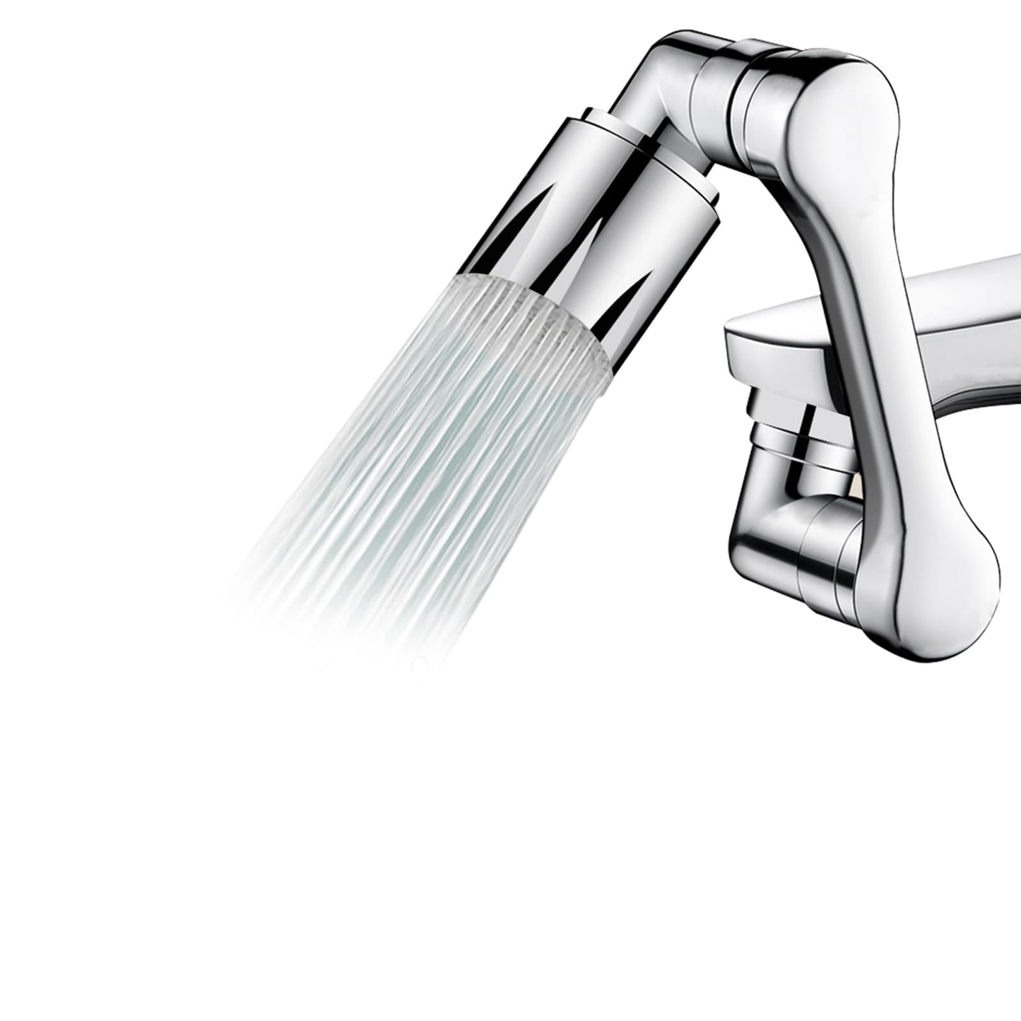 1440° Swivel Faucet Extender Sink Aerator 2 Mode Splash Water Filter Extension Kitchen Bathroom 360° Rotatable Spray Attachment Multifunctional Universal Robotic Arm Wash Hand Hair
