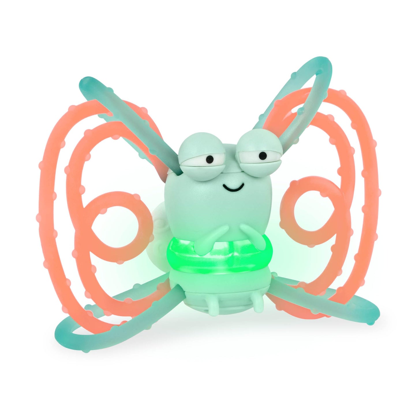 B. toys – Sensory Teether – Glowing Firefly Toy – Light – up Baby Toys – Interactive Teething Toy for Babies – 3+ Years Months – Spark Buddy