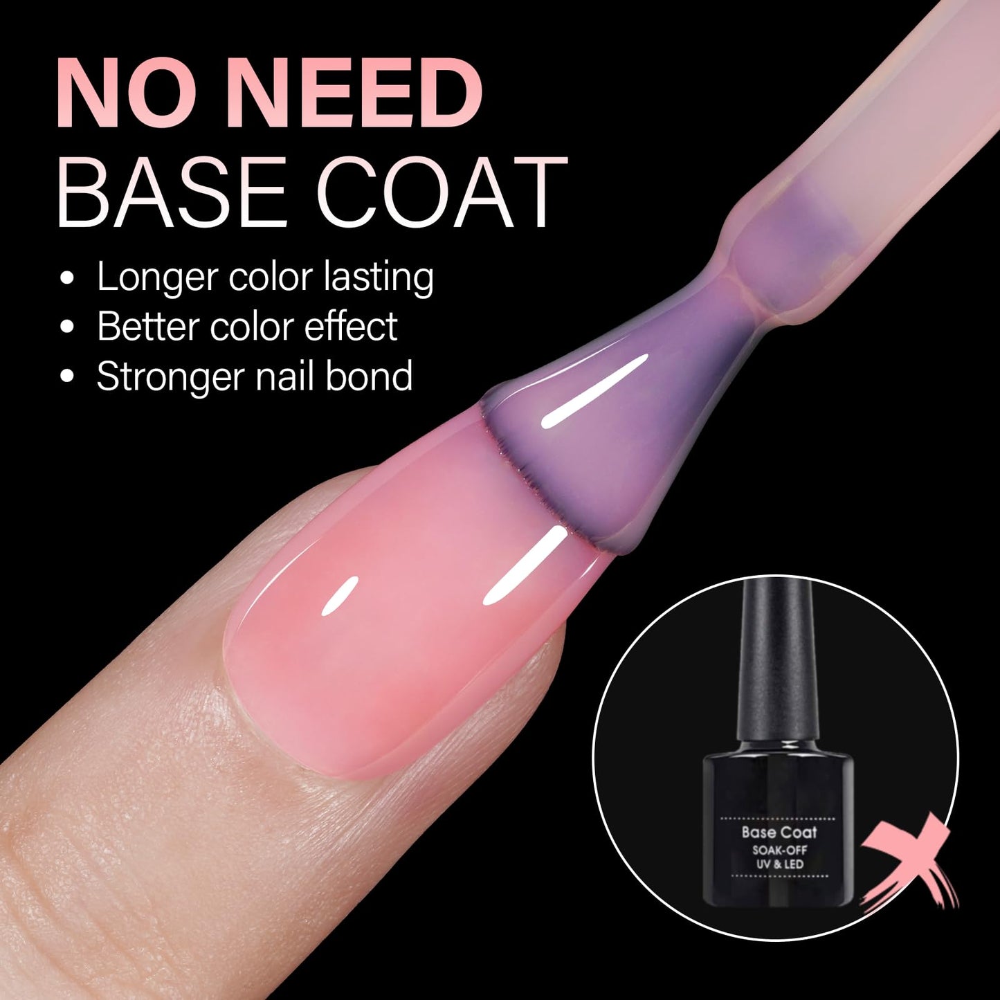 AILLSA Short Almond Nail Tips 450PCS Acrylic Gel Double-sided Matte Clear Pre-Buff Gel Nail Tips No Need Base Coat Press on Nails Tips for Extension 15 Sizes