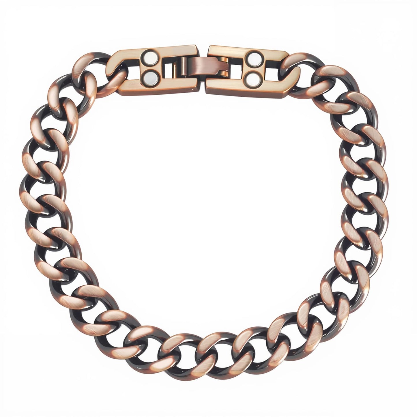 MagSølv Copper Bracelets for Women for Arthritis and Joint, 99% Pure Copper Adjustable Magnetic Chain, Fashion Jewelry Present