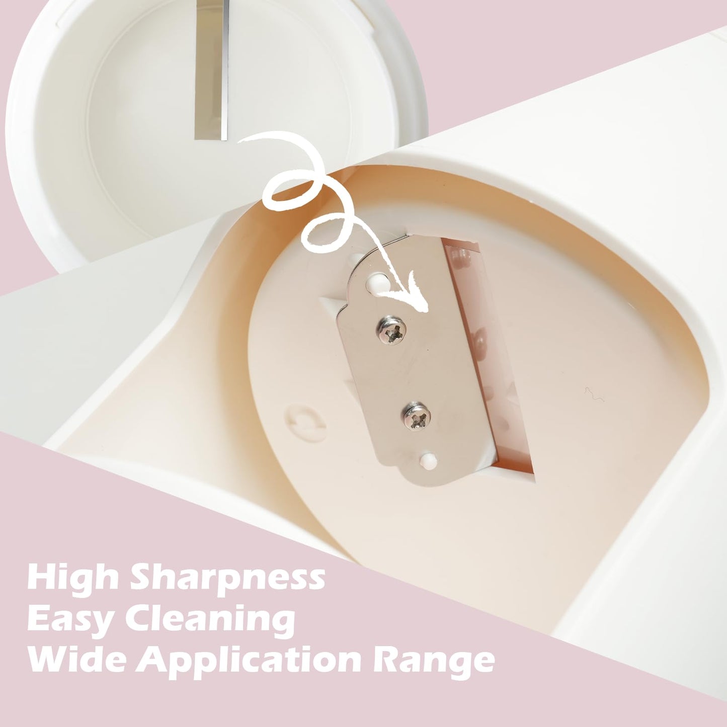 Manual Ice Shaver Hand Crank Ice Crusher, Snow Cone Machine with Ice Trays, BPA Free, Ideal for Home & Camping Use