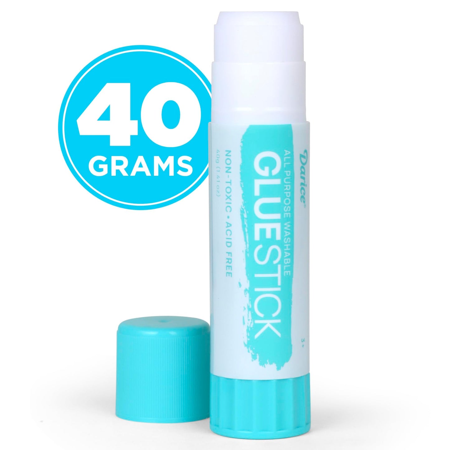 Darice 12 Jumbo Glue Sticks, 1.4 Oz All Purpose Stick Glue, Strong Hold, Easy Stick, Quick Drying, Non-Toxic, Scrapbooking, Back to School Supplies, Home and Office